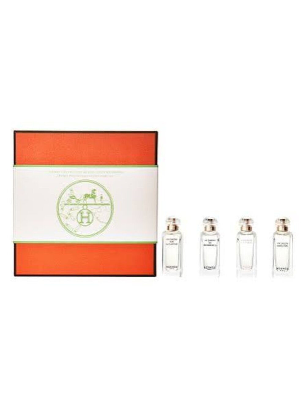Hermès Jardins Discovery Set - 4 Pc Mini Gift Set (0.25oz EDT)